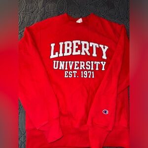 champion liberty university crewneck